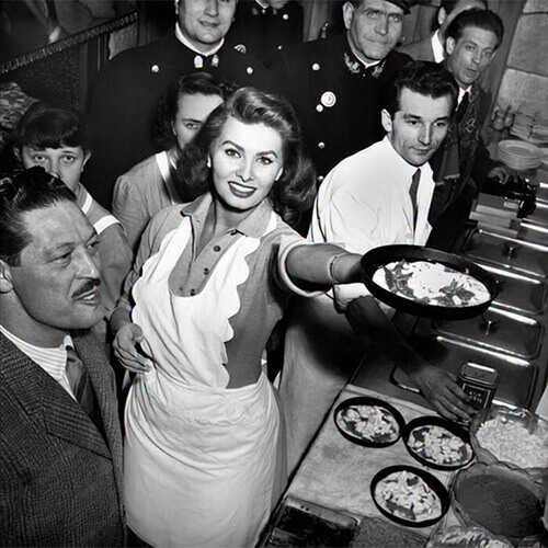 Sophia Loren en cuisine
