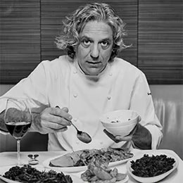 Giorgio Locatelli qui dit La cuisine italienne est simple, mais pas simpliste
