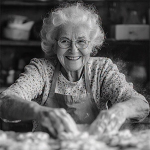 Giovanna dit Mangia che ti fa bene!